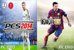 Pes 2014 and Fifa 2015 Top Two Game Combo (Offline Only) (Regular)