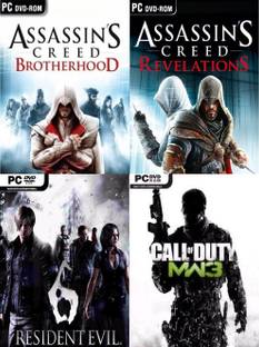 Assassins Creed Brotherhood, Revelations, Resident Evil 6, Call of Duty MW 3 Top Four Game Combo (Offline Only) (Regular)