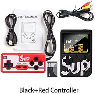 Battery Handheld Colorful LCD Screen Portable Game with Remote ControL (Console Handheld Classical Game PAD box s6 with TV output)