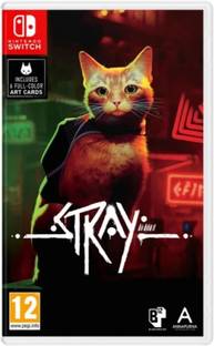 “Stray Nintendo Switch Physical Game Cartridge | Immersive Cat Adventure in Futuristic City | Best Nintendo Switch Games Story-Driven Nintendo Games Experience | Highly Rated Stray Nintendo Switch Adventure | Offline Game | Perfect Gift for Nintendo Gamers