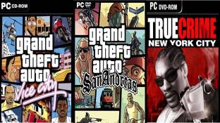 Vice City, Sanandreas, True Crime Top Three Game Combo (Offline Only) (Regular)