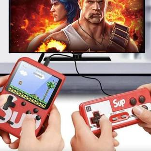 SUP GAME 400 in 1 Retro Game Box Console Handheld Video Game( Multi ) (Console Handheld Classical Game PAD box s6 with TV output)