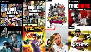 Vice City, SanAndreas, Gta 3, True Crime, Resident 4, Tod, Cricket 07, Ashes Cricket 09 Total 8 Game Combo (Offline Only) (Regular)