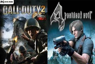 Call of Duty 2 and Resident Evil 4 Top Two Action Game (Offline Only) (Regular)