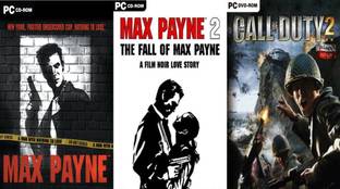 Max Payne 1, Max Payne 2, Call of Duty 2 Top Three Game Combo (Offline Only) (Regular)