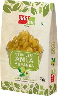 Add me Seed Less Amla Murabba Awla Without Sugar Syrup Vacuum Pack Sweet and Fresh Amla Murabba