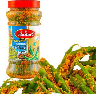 ANAND Home Made Rajasthani Chilli Pickle Green Chilli Pickle