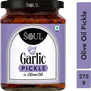 SOUL Garlic Pickle in Olive Oil 275 Grams Garlic Pickle