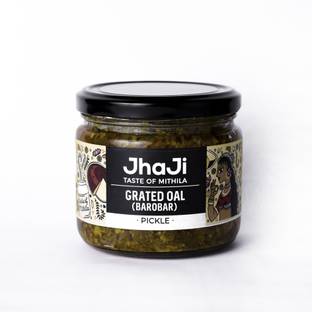 JhaJi Taste of Mithila JhaJi Achar Oal Barobar Achar Ginger, Green Chilli Pickle