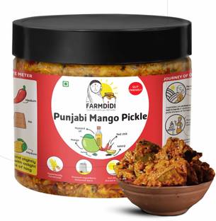 FarmDidi Punjabi Sukha Aam Ka Achar in Mustard Oil | Spicy Achaar | Home Made Mango Mango Pickle