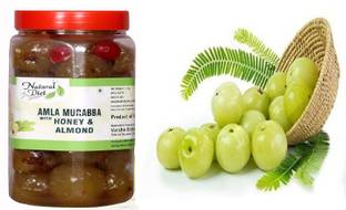 Natural Diet Amla Murabba with Honey & Almond Honey Amla Murabba Natural Homemade Fresh Amla Murabba