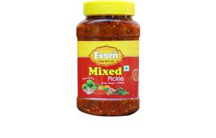 Everin Homemade Tasty Tangy and Ticklish Mixed Vegetable Pickle