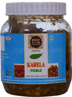 Daily Food Bittergourd Pickle Karela Ka Achar Recipe in Very Less Oil (400 gms) Bitter Gourd Pickle