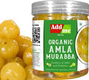 Add me Best Quality Dry Amla Murabba Without Sugar Syrup Pet Jar Amla Murabba