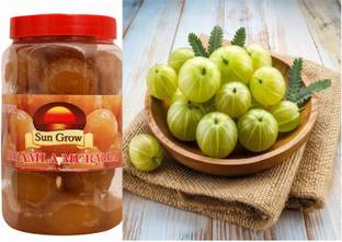 Sun Grow Homemade Amla Murabba A Sweet Preserve with Amla Rich in Vitamin C (900 gm) Amla Murabba
