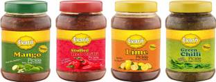 Everin Tasty Tangy and Ticklish Mango,Red Chilli,Lime and Green Chilli Mango, Red Chilli, Lemon, Green Chilli Pickle