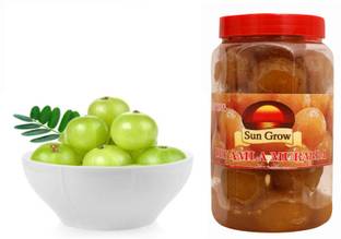 Sun Grow Homemade Amla Murabba Pure Natural Healthy Ingredients Awla Ka Murabba 900 gms Amla Murabba