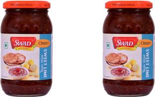 SWAD Distinctly Different and Delicious Sweet Lime Chutney/Pickle | 500g Each Lime Pickle