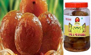 Sun Grow Amla Murabba with Jaggery (Gudd) Fresh Natural Handmade Gudd Amla Murabba Amla Murabba