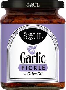 SOUL Garlic Pickle in Olive Oil 275 Grams Garlic Pickle