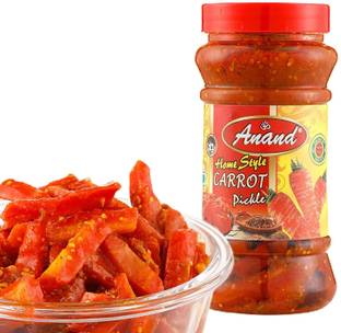 ANAND Home Style Carrot Natural Ingredients,Less Mustard Oil Carrot Pickle