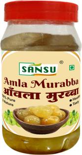 Sansu Homemade Organic Premium Quality Dry Sweet Amla Murabba