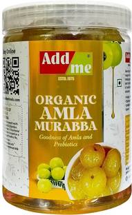 Add me Dry Organic Amla Murabba 1kg Pet Jar|Without sugar syrup|Immunity Booster Amla Murabba