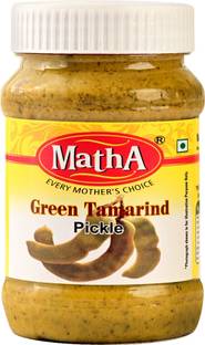 MathA Green Tamarind Pickle - - Natural Ingredients - Premium Quality Achar Tamarind Pickle
