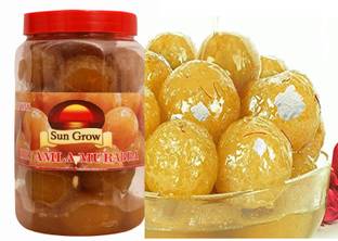 Sun Grow Amla Murabba (900 grams) A Sweet Preserve with Amla Rich in Vitamin C, Fiber Amla Murabba