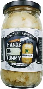 Hands on Tummy Sauerkraut - Probiotic Cabbage Pickle