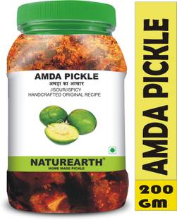 NaturEarth 100% Natural Amda Pickle (200gm) Primium Quality Achar Aamda Pickle