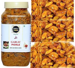 Daily Food Homemade Garlic Pickle, Lahasun Ka Achaar Garlic Pickle