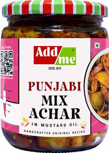 Add me Mixed Pickles 500gm Home Made Recipe & Taste Punjabi Achar Pickle Mixed Vegetable Pickle