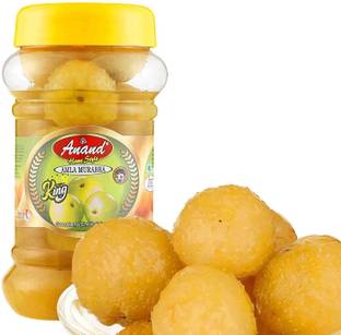 ANAND Homemade Amla Murabba, Traditional Indian Gooseberry Sweet Pickle, Large Big King Size Best Quality Murabba (500 Gram) Amla Murabba
