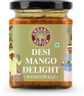 Organic Nation Desi Mango Delight | Homestyle Indian Pickle | Authentic Traditional Taste Mango Pickle