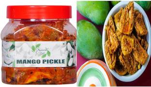 Natural Diet Mango Pickle Fresh Handmade Homemade Aam Ka Achar (400 grams) Mango Pickle