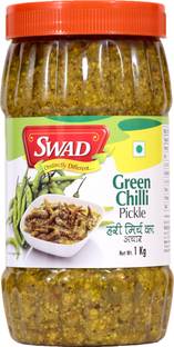 SWAD Delicious Green Chilli Pickle/ Hari Mirchi Achar Green Chilli Pickle