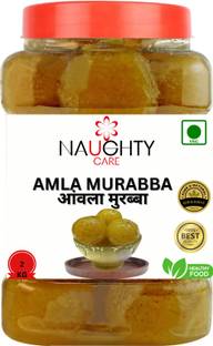 NaughtyCare Murabba Amla Whole Fruit Murrabba Jar Tasty Healthy and Pure Amla Murabba
