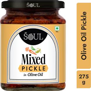 SOUL Mixed Pickle in Olive Oil 275 Grams Mango Pickle