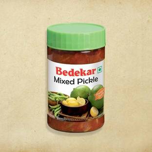 bedekar Premium Mixed Pickle | Mixed Vegetable Achar |A++ Grade| Authentic Indian Taste, Mixed Vegetable Pickle