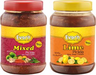 Everin Tasty Tangy and Ticklish Mixed and Lime Mixed, Lemon Pickle