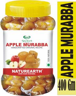 NaturEarth Homemade Apple Murabba, Apple Fruit Ka Murabba, (400 Gm) Sweet Apple Murabba Apple Murabba