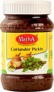 MathA Coriander Pickle - Natural Ingredients - Premium Quality Achar Coriander Pickle