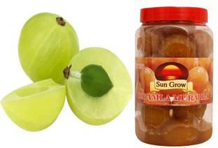 Sun Grow Homemade Amla Murabba Pure Natural Healthy Ingredients Awla Ka Murabba 900 g Amla Murabba