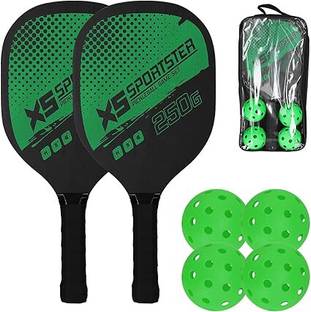 TOPHAVEN Complete Pickleball Kit: 2 Paddles, 4 Balls, & Carry Bag for All Ages Pickleball Paddle