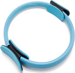 LAFILLETTE Yoga Pilates Fitness Ring For Full Body Toning Thighs /Abs/Legs Comfortable With Non Slip Dual Grip Pilates Ring