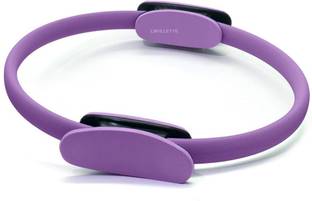 LAFILLETTE Yoga Pilates Fitness Ring For Full Body Toning Thighs /Abs/Legs Comfortable With Non Slip Dual Grip Pilates Ring