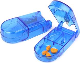 bagsio 7 Transparent pill cutter pocket friendly pill cutter Pill Box
