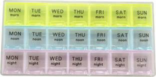 Divinext 1 week Storage Medical Organizer Pill Box