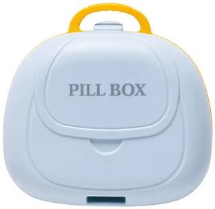 Naama MONDAY - SUNDAY Multipurpose Pill Case with 7 Compartments,Travel Pill Organizer Moisture Proof Pill Box